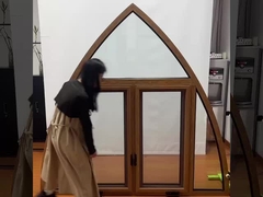 cửa sổ đường cong nhôm