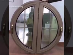 EPDM cao su Weatherstripping Aluminum Circle Windows Round Upvc cửa sổ kính kép