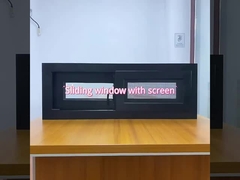 Double Glaze Slide Up Aluminum Window Powder Lớp kính cửa sổ nhôm