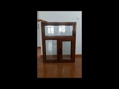 Cửa sổ hai lớp kính mở quay Cửa nhôm Cửa sổ nhôm sơn tĩnh điện Kính